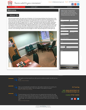 ghost web design - sa tutoring